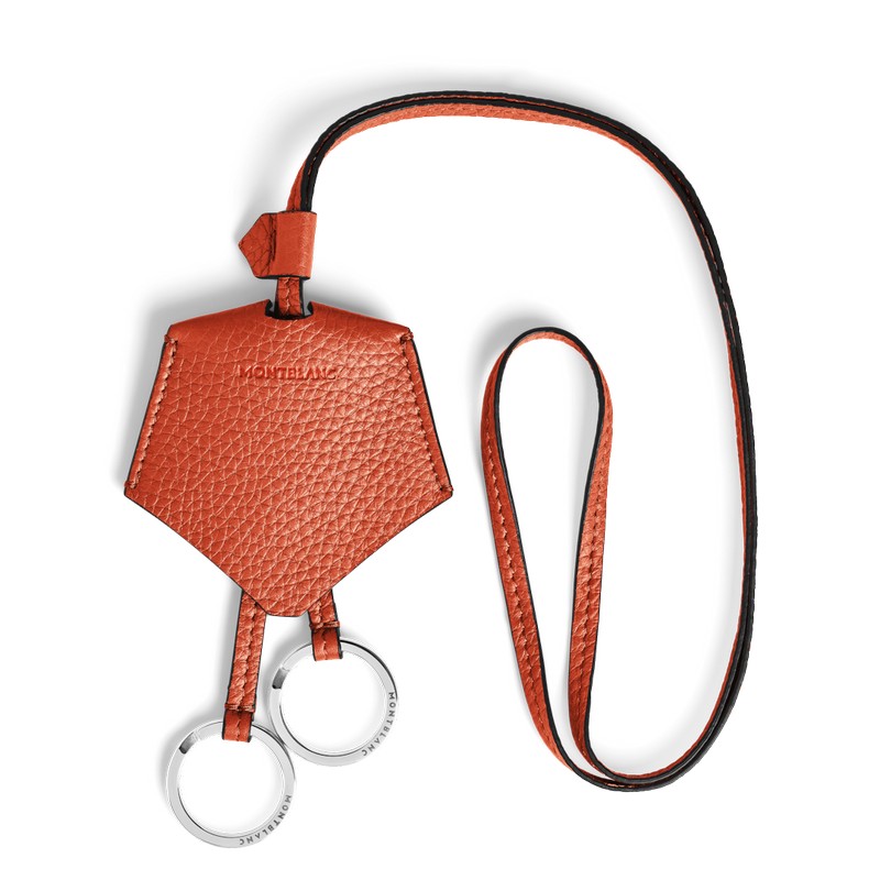 Montblanc Grain Schlüsselanhänger mit Halsband Tangerine Montblanc Grain Schlüsselanhänger mit Halsband Tangerine von Montblanc