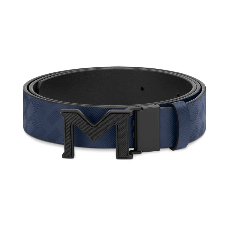 Montblanc Gürtel Extreme 3.0 mit M-Schließe blau/schwarz 35 mm von Montblanc