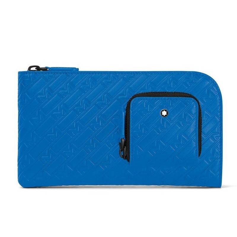 Montblanc M_Gram 4810 Brieftasche 6cc mit Fach Atlantic Blue von Montblanc