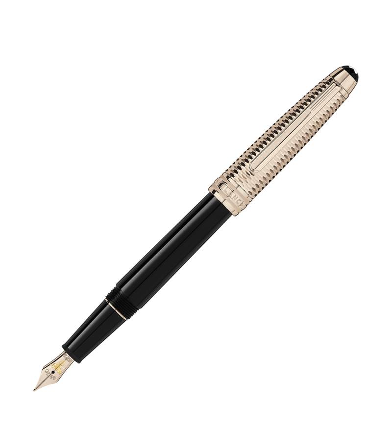 Montblanc Meisterstück Doué Geometry Champagne Gold Classique Füllfederhalter M von Montblanc