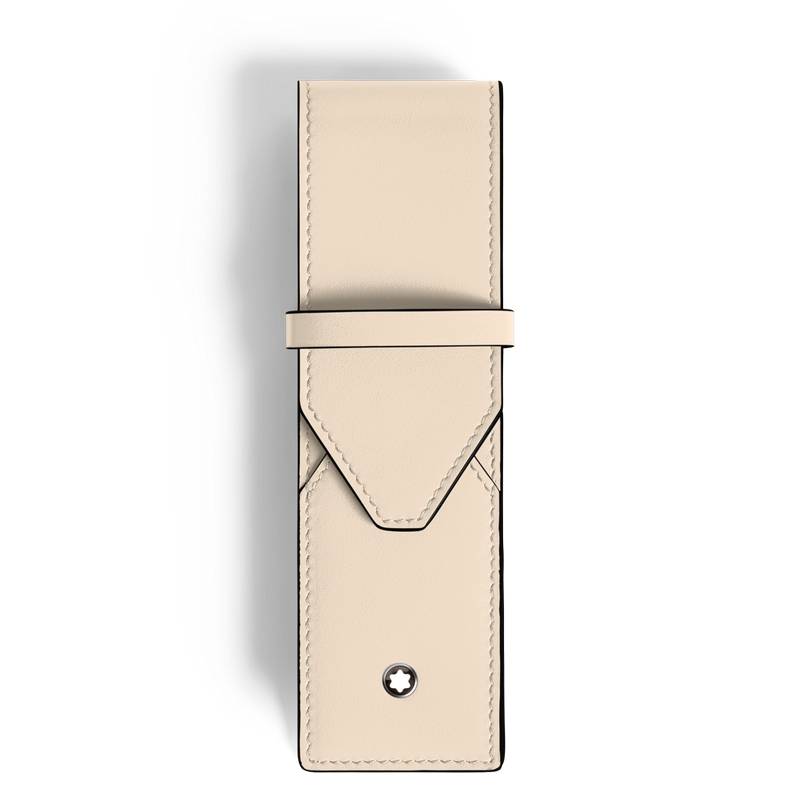 Montblanc Meisterstück Etui für zwei Schreibgeräte Cloudy Beige von Montblanc