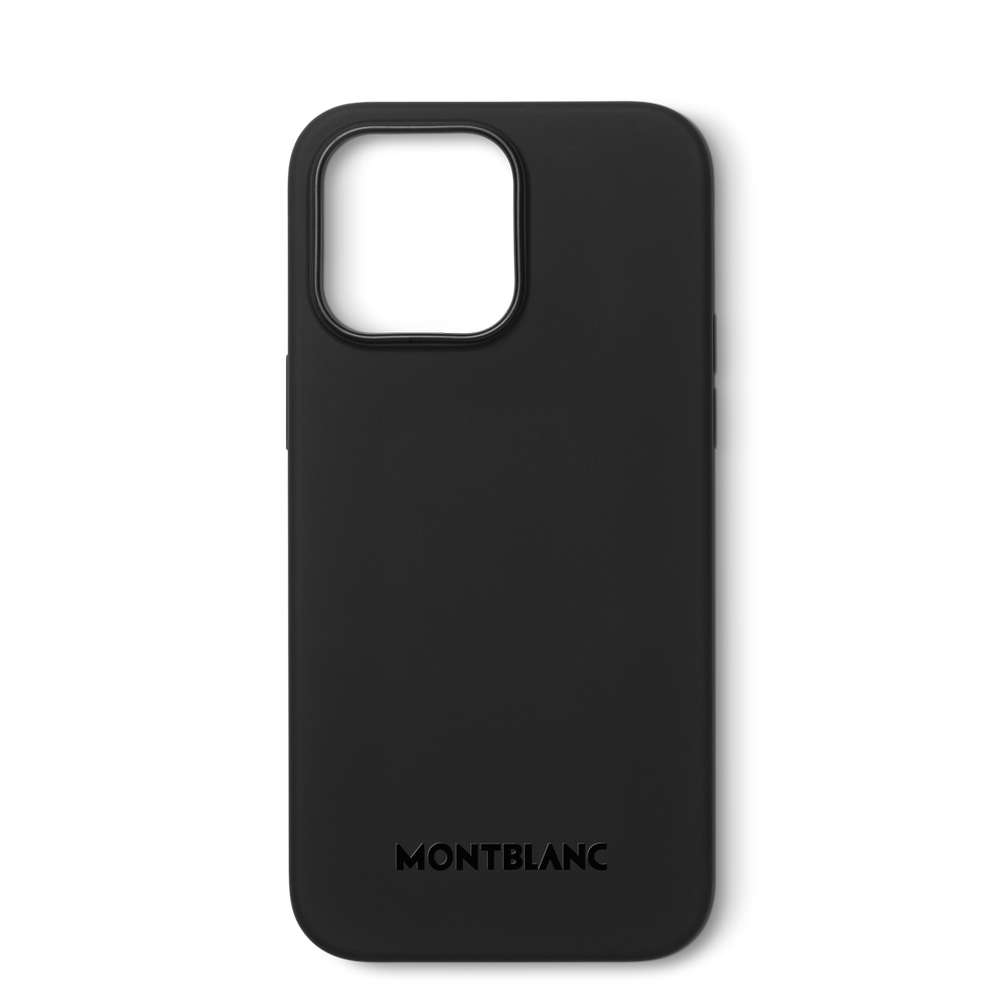 Montblanc Meisterstück Selection Smartphone Hülle Hardcover schwarz für iPhone 15 Pro Max von Montblanc