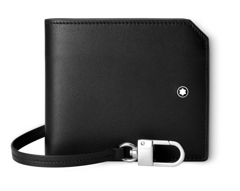 Montblanc Meisterstück Selection Soft Brieftasche 6cc mit Haken Schwarz von Montblanc