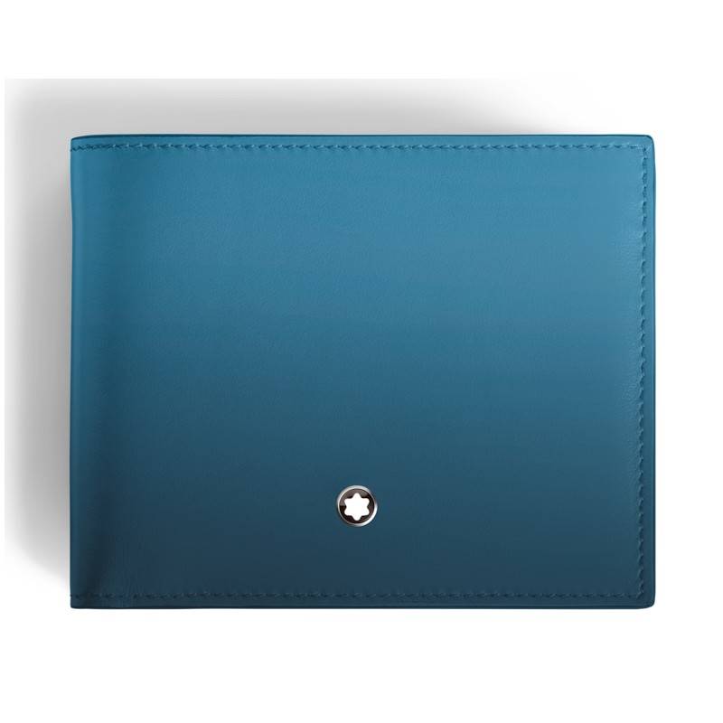 Montblanc Meisterstück Sfumato Brieftasche 6cc Smoky Blue von Montblanc