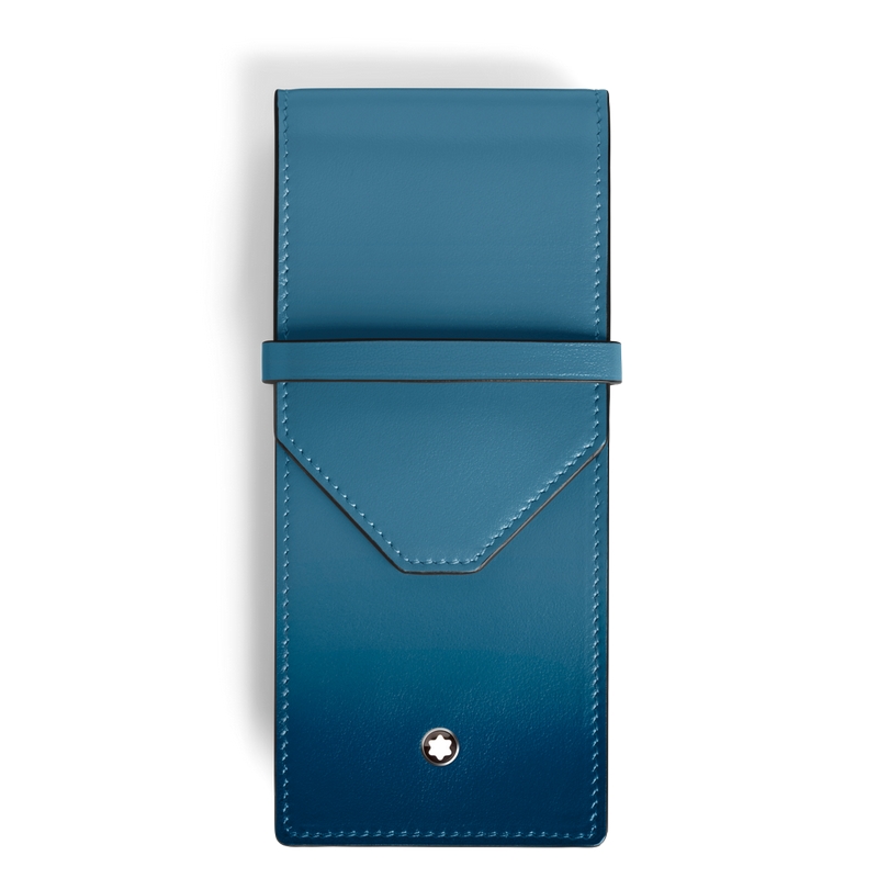 Montblanc Meisterstück Sfumato Etui für drei Schreibgeräte Smoky Blue Montblanc Meisterstück Sfumato Etui für drei Schreibgeräte Smoky Blue von Montblanc