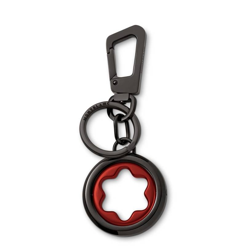 Montblanc Meisterstück Spinning Emblem Schlüsselanhänger rot/schwarz von Montblanc
