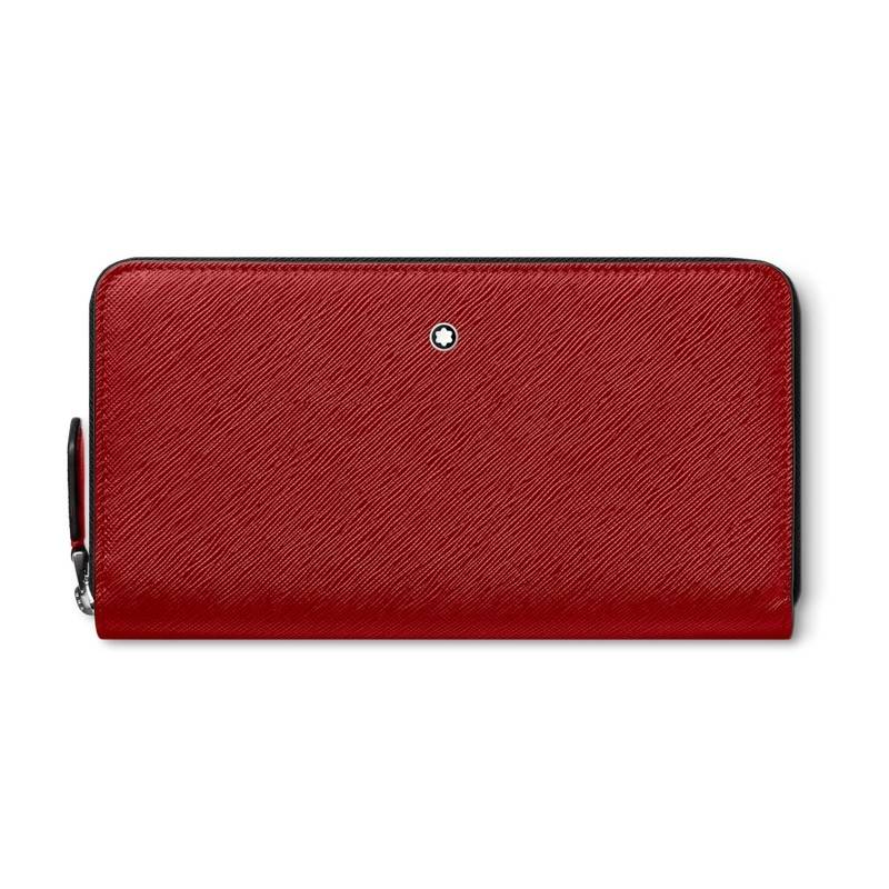 Montblanc Sartorial Brieftasche 12cc mit Reißverschluss Red von Montblanc