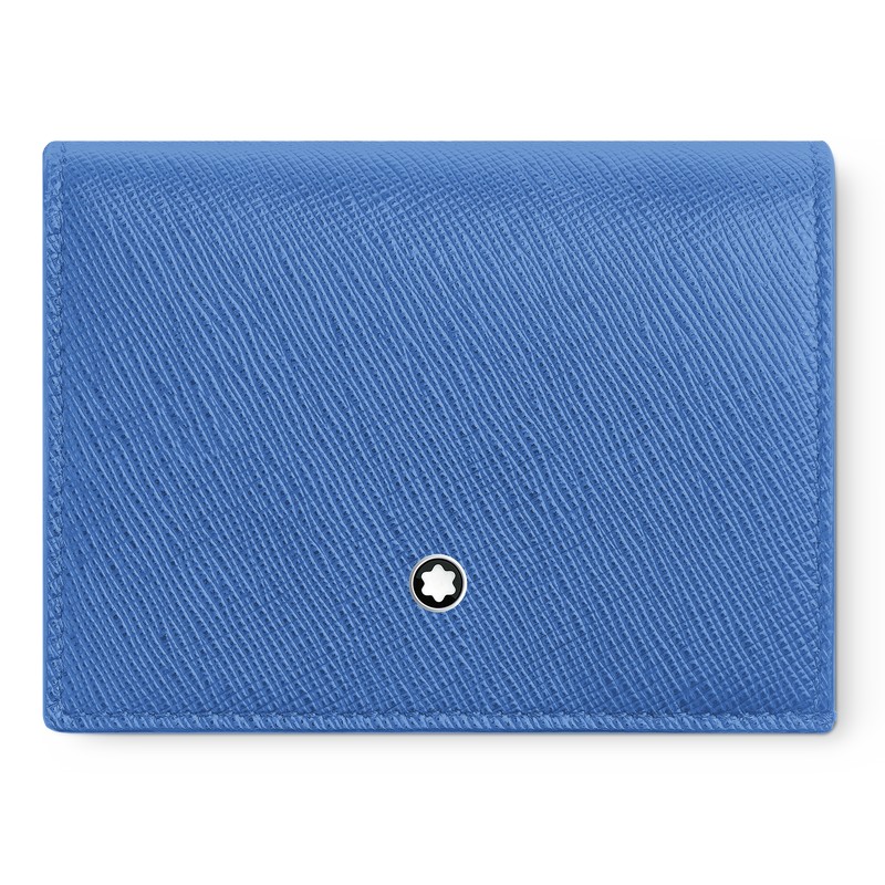 Montblanc Sartorial Brieftasche Kontinental Nano 3cc Dusty Blue von Montblanc