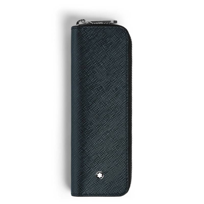 Montblanc Sartorial Etui für ein Schreibgerät mit Reißverschluss Tweed Blue Montblanc Sartorial Etui für ein Schreibgerät mit Reißverschluss Tweed Blue von Montblanc