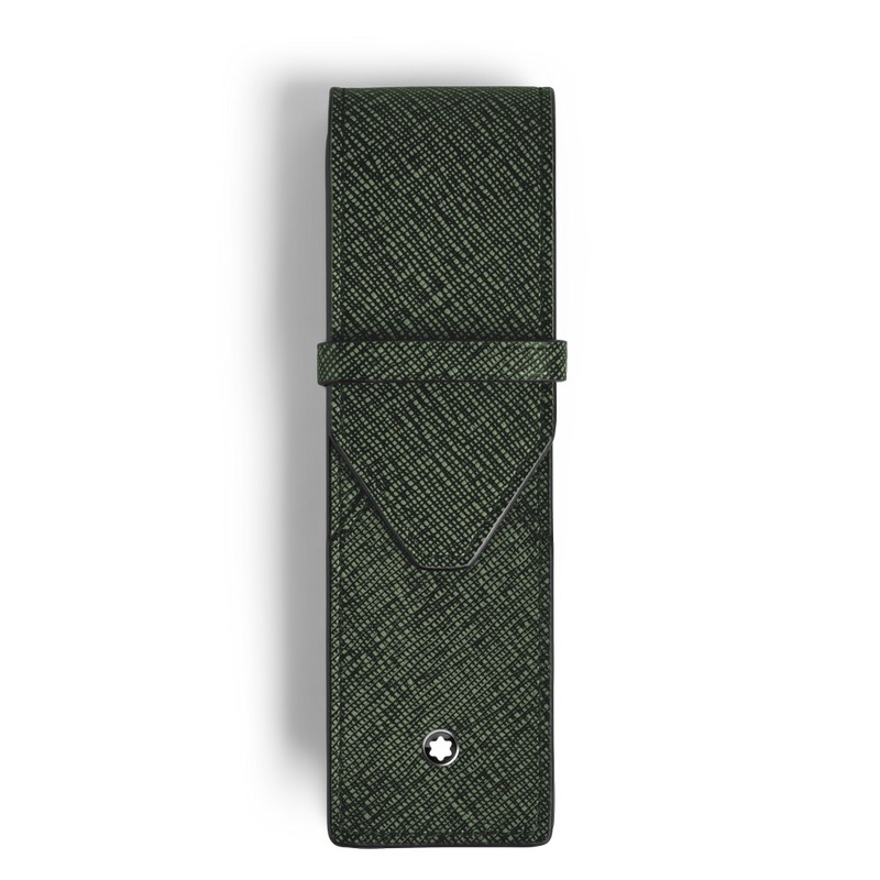 Montblanc Sartorial Etui für zwei Schreibgeräte Tweed Khaki von Montblanc