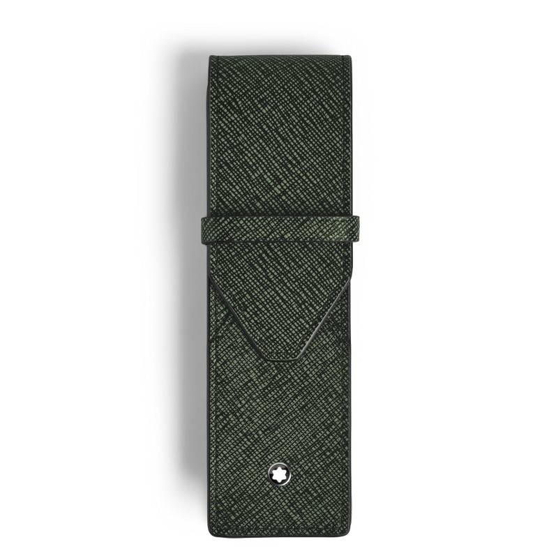 Montblanc Sartorial Etui für zwei Schreibgeräte Tweed Khaki Montblanc Sartorial Etui für zwei Schreibgeräte Tweed Khaki von Montblanc