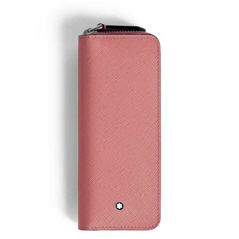 Montblanc Sartorial Etui für zwei Schreibgeräte mit Reißverschluss Blush von Montblanc