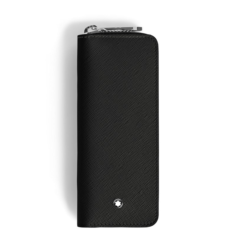 Montblanc Sartorial Etui für zwei Schreibgeräte mit Reißverschluss Schwarz von Montblanc