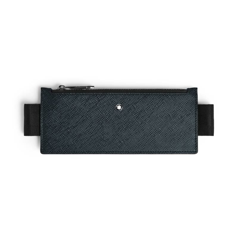 Montblanc Sartorial Etui für zwei Schreibgeräte mit elastischem Band Tweed Blue Montblanc Sartorial Etui für zwei Schreibgeräte mit elastischem Band Tweed Blue von Montblanc