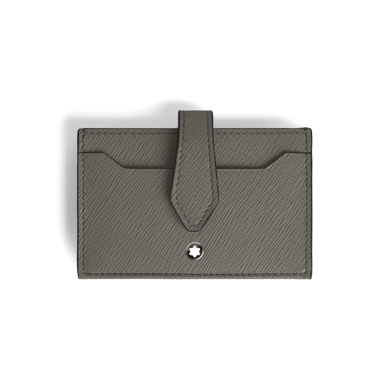 Montblanc Sartorial Kartenetui mit Lasche 5cc Medium Grey Montblanc Sartorial Kartenetui mit Lasche 5cc Medium Grey von Montblanc