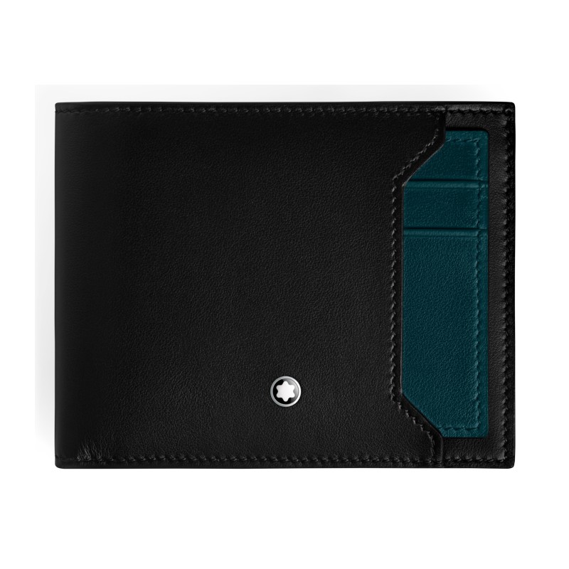 Montblanc Soft Brieftasche 6cc mit Kartenetui Schwarz/Dark Pool Montblanc Soft Brieftasche 6cc mit Kartenetui Schwarz/Dark Pool von Montblanc