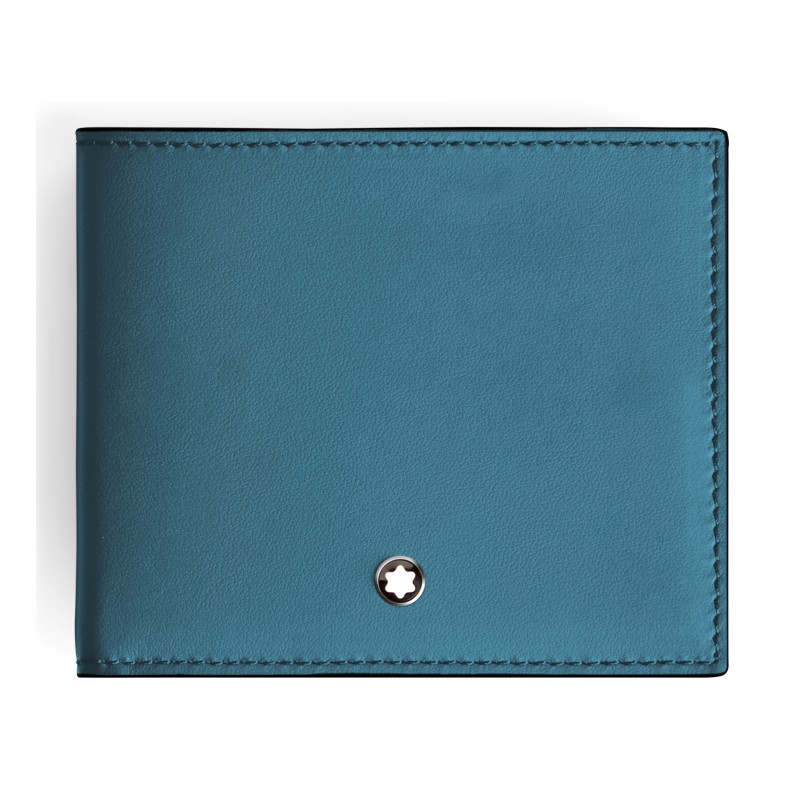 Montblanc Soft Brieftasche Trio 4cc Schmal Smoky Blue Montblanc Soft Brieftasche Trio 4cc Schmal Smoky Blue von Montblanc