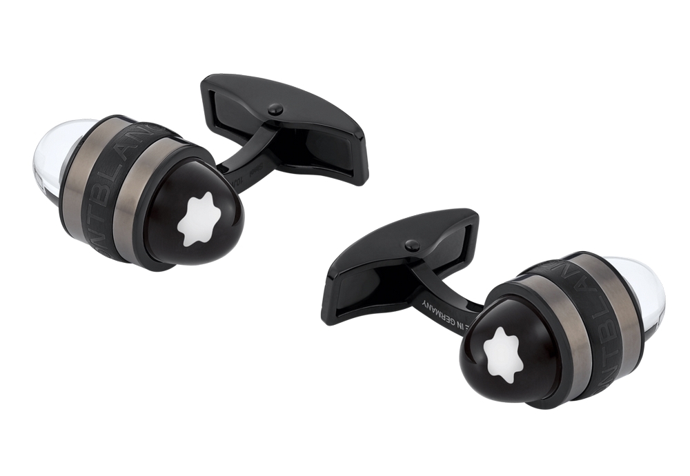 Montblanc Starwalker Manschettenknöpfe aus Edelstahl und Lack von Montblanc