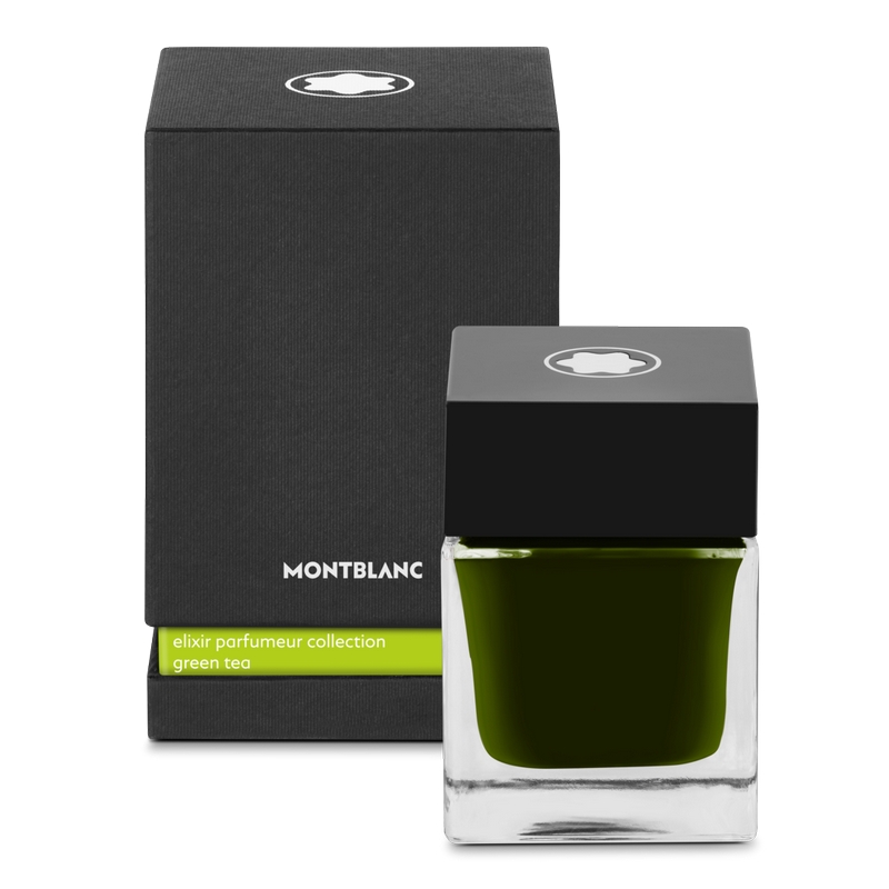 Montblanc Tintenfass Elixir Parfumeur Green Tea mit Duft Grün 50ml Montblanc Tintenfass Elixir Parfumeur Green Tea mit Duft Grün 50ml von Montblanc
