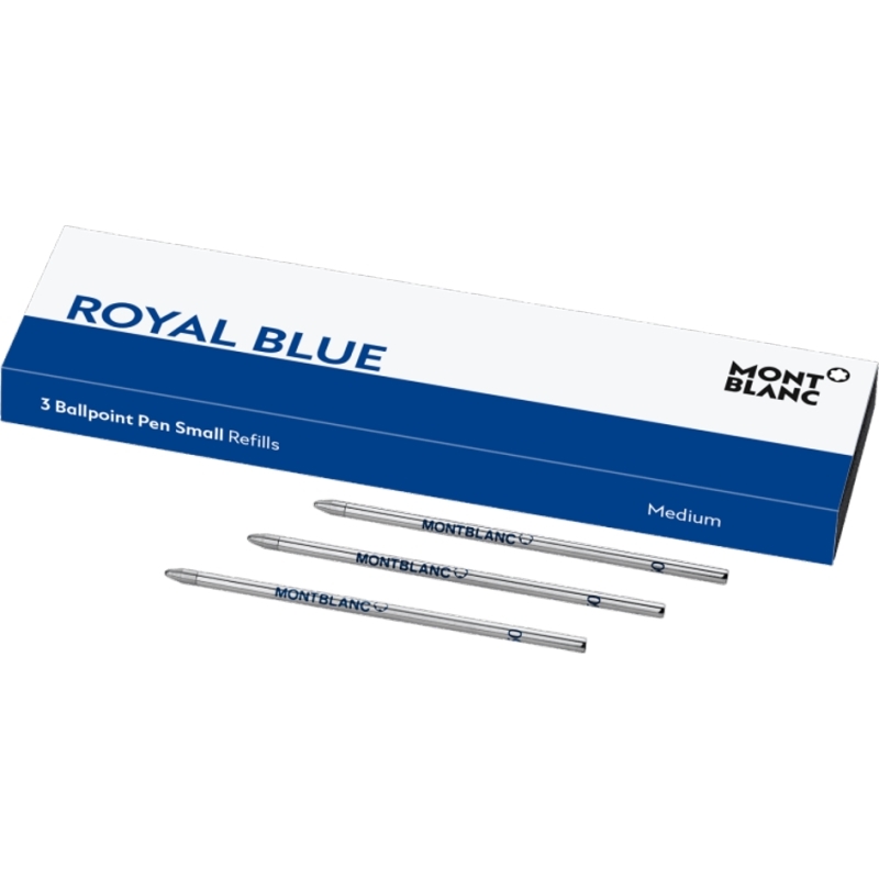 Montblanc kleine Kugelschreibermine Royal Blue M 3 Stk. von Montblanc