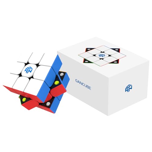 GAN 356M lite Zauberwürfel Magnetisch 3x3, Speed Cube Original mit IPG & GES+, Magic Cube Leichtgewicht Magnetisch,GAN Cube Einfaches Design,Ideales Knobelspiel für Erwachsene und Kinder von MonteSpi