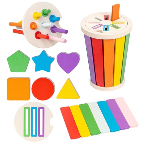 Montessori Spielzeug ab 1 2 3 Jahr,Kleinkind Spielzeug Sensorik Spielzeug Baby Motorikspielzeug ab 1 2 3 Jahr,3-in-1Holz Spielzeug 1 2 3 Jahre Montessori Spielzeug ab 1 2 3 Jahr,Kleinkind Spielzeug Sensorik Spielzeug Baby Motorikspielzeug ab 1 2 3 Jahr,3-in-1Holz Spielzeug 1 2 3 Jahre von MonteSpi