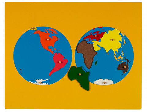 Großes Weltpuzzle, mit Montessori Kontinente und die Weltkarte lernen Großes Weltpuzzle, mit Montessori Kontinente und die Weltkarte lernen von Montessori-Shop