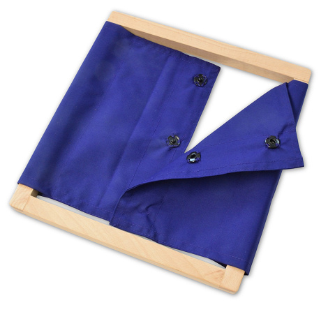 Montessori Rahmen mit Druckknöpfen, Anziehen lernen von Montessori-Shop
