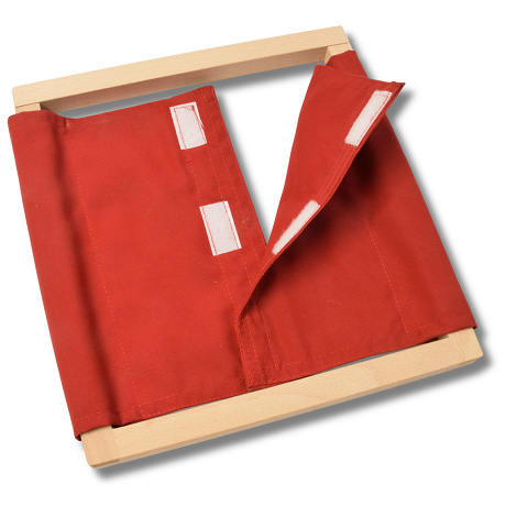 Montessori Rahmen mit Klettverschlüssen - Spielerisch Selbstständigkeit lernen Montessori Rahmen mit Klettverschlüssen - Spielerisch Selbstständigkeit lernen von Montessori-Shop