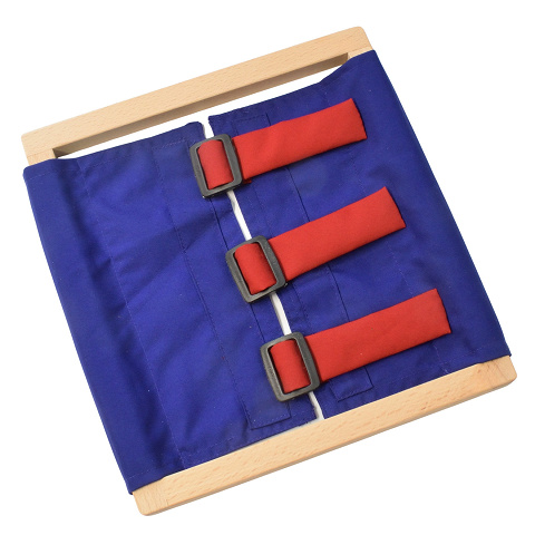 Montessori Rahmen mit Schnallen – Feinmotorik unterstützen von Montessori-Shop