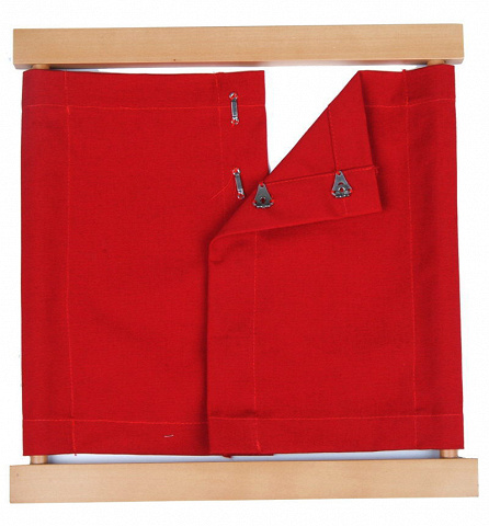 Rahmen mit Haken und Ösen, Verschlüsse mit Montessori-Material einfach üben Rahmen mit Haken und Ösen, Verschlüsse mit Montessori-Material einfach üben von Montessori-Shop