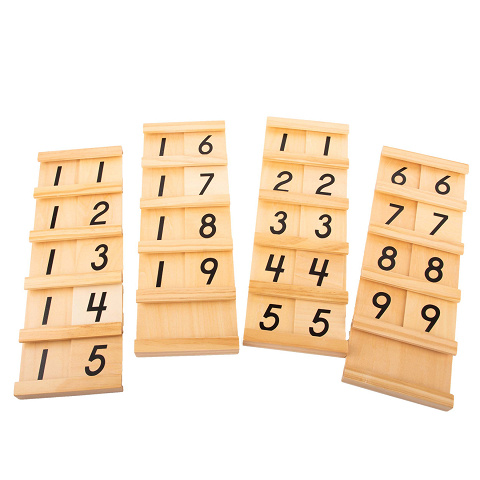 Seguintafeln I & II im Set um mit Montessori den Zahlenaufbau bis 99 zu lernen von Montessori-Shop