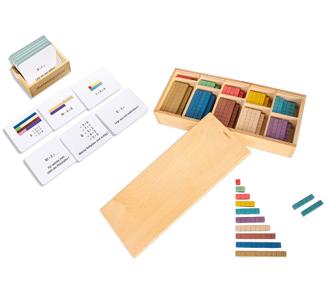 Sparset Zahlenraum bis 10 inkl. Rechenstäbchen und Arbeitskartei, den ZR10 mit Montessori-Material erforschen Sparset Zahlenraum bis 10 inkl. Rechenstäbchen und Arbeitskartei, den ZR10 mit Montessori-Material erforschen von Montessori-Shop