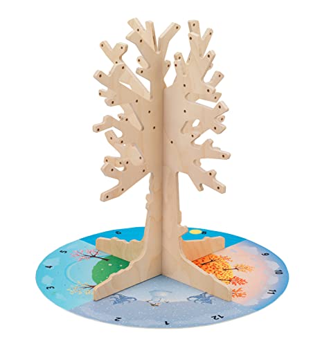 Montessori Jahreszeiten entdecken Lernen mit Jahreszeitenbaum und Jahreskreis für Kindergarten in Kindergartenqualität von MontessoriPlus