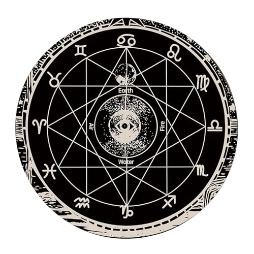 Divinations Mat Sonon Mond Muster Altäre Tarotkartenpolster Astrologie Pendel Chart Matte Für Gottesheilungen von Montesy
