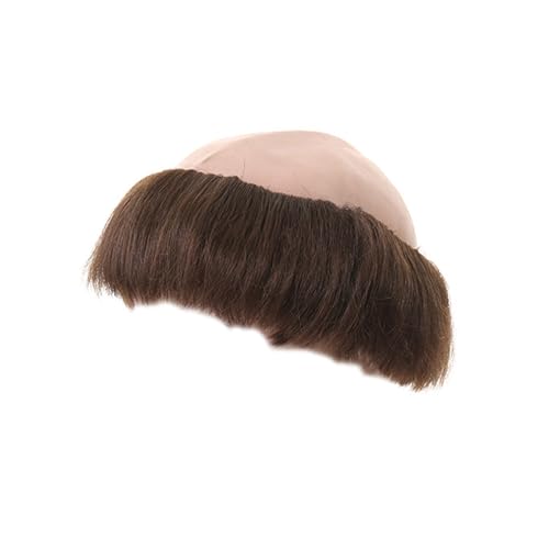 Lustige Glatzenhaube, Perücke, Kopfbedeckung, Kopfbedeckung, Hut für Maskerade-Partys, einfach zu tragen, Halloween-Kostüm, Glatzenhut von Montesy