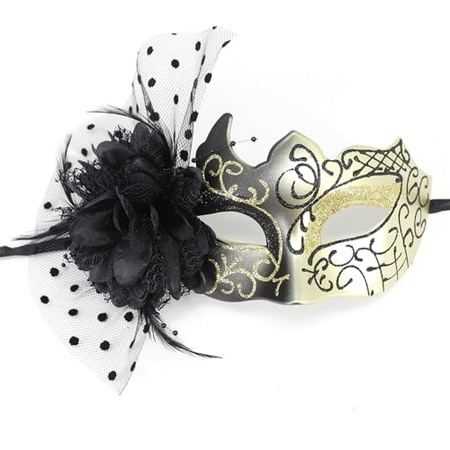Maskerade Maske Halbgesichtsmaske Maskerade Gefiederte Maske Halloween Brillen Für Frauen Hochzeit Masquerade Party Maskerade Maske Halbgesichtsmaske Maskerade Gefiederte Maske Halloween Brillen Für Frauen Hochzeit Masquerade Party von Montesy