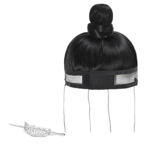 Mehrzweck-Perückenkappen aus Netzstoff, Kopfbedeckung für Han-Kostüm, Cosplay und tägliches Styling, atmungsaktive und bequeme Haarperücke, Kopfbedeckung Mehrzweck-Perückenkappen aus Netzstoff, Kopfbedeckung für Han-Kostüm, Cosplay und tägliches Styling, atmungsaktive und bequeme Haarperücke, Kopfbedeckung von Montesy