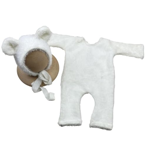 Montesy Baby-Kostüm, Kleidung, Bärenform, Outfit und Mütze, Set, Fotokleidung, Fotografie-Requisiten für Jungen, Mädchen, 0-2 Monate Montesy Baby-Kostüm, Kleidung, Bärenform, Outfit und Mütze, Set, Fotokleidung, Fotografie-Requisiten für Jungen, Mädchen, 0-2 Monate von Montesy