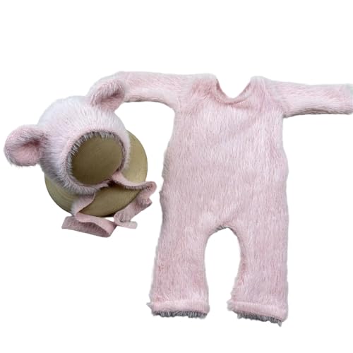 Montesy Baby-Kostüm, Kleidung, Bärenform, Outfit und Mütze, Set, Fotokleidung, Fotografie-Requisiten für Jungen, Mädchen, 0-2 Monate Montesy Baby-Kostüm, Kleidung, Bärenform, Outfit und Mütze, Set, Fotokleidung, Fotografie-Requisiten für Jungen, Mädchen, 0-2 Monate von Montesy