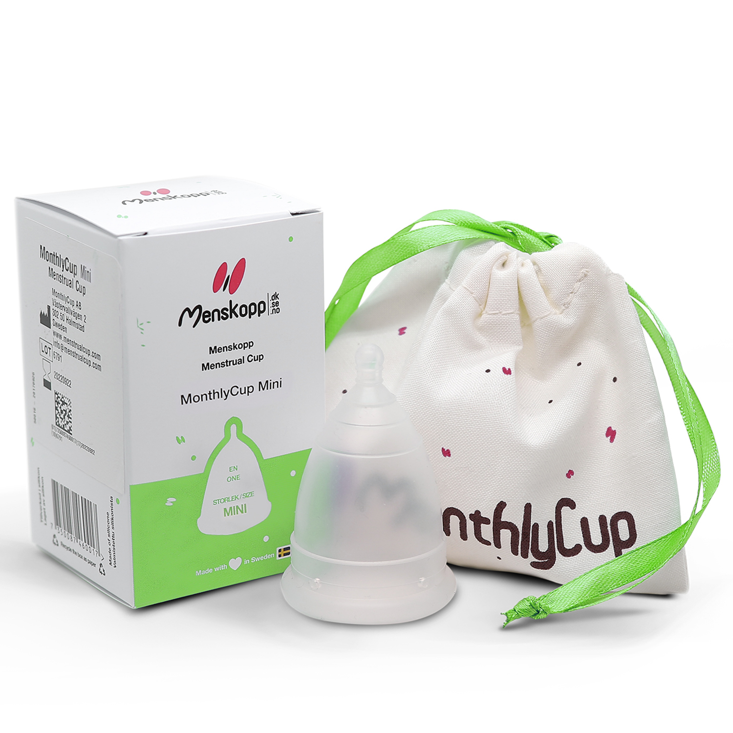 MonthlyCup Menstruationskappe - Klar Mini von MonthlyCup
