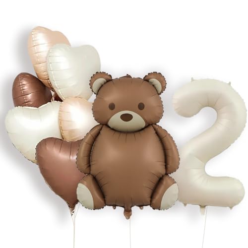 Bär Geburtstagsdeko 2 Jahr junge, Herz Folienballon 2. Geburtstag Junge Mädchen, Bären Luftballon Deko Geburtstag 2, Ballon 2 Geburtstagsdeko Kinder Bär Geburtstagsdeko 2 Jahr junge, Herz Folienballon 2. Geburtstag Junge Mädchen, Bären Luftballon Deko Geburtstag 2, Ballon 2 Geburtstagsdeko Kinder von Montrestar