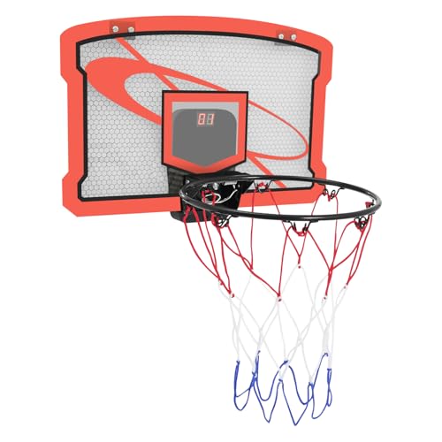 MooBeey Mini Basketballkorb Spielzeug Set mit 2 Spielmodi und Anzeigetafel, Basketballkörbe Wandmontage Basketballbrett mit 2 Basketbälle, Basketball Korb Komplettset für Jungen Outdoor Indoor MooBeey Mini Basketballkorb Spielzeug Set mit 2 Spielmodi und Anzeigetafel, Basketballkörbe Wandmontage Basketballbrett mit 2 Basketbälle, Basketball Korb Komplettset für Jungen Outdoor Indoor von MooBeey