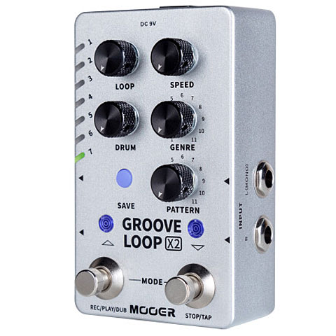 Mooer Groove Loop X2 - Stereo Looper / Drum Machine Effektgerät von Mooer