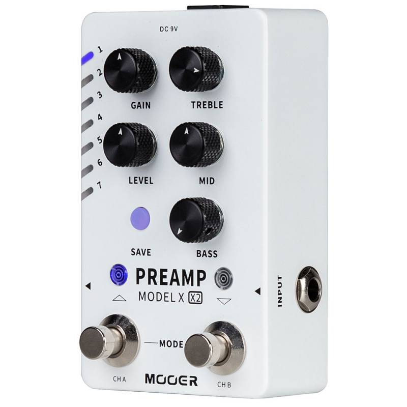 Mooer Preamp Model X2 - Dual-Channel Digital Preamp Effektgerät von Mooer