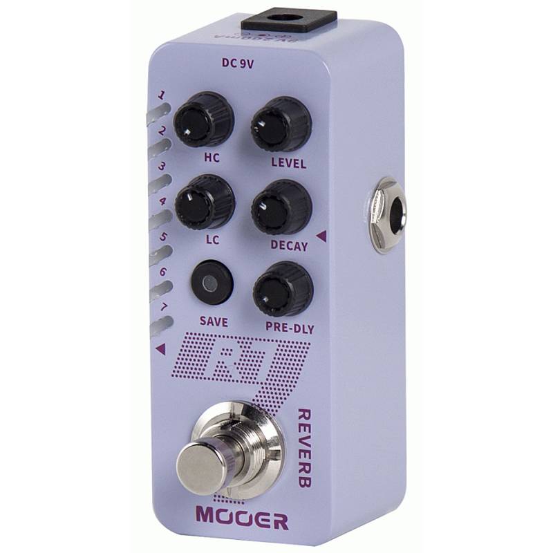 Mooer R7 Reverb Effektgerät E-Gitarre von Mooer