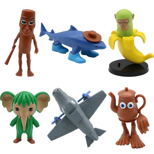 Moollyfox Italian Brainrot Figuren Set – Schreibtisch-Deko Figuren mit Tung Tung Tung Sahur, Tralalero Tralala, Bombardino Crocodilo – Lustige 3D-Sammelfiguren für Büro, Regal & Geschenkidee Moollyfox Italian Brainrot Figuren Set – Schreibtisch-Deko Figuren mit Tung Tung Tung Sahur, Tralalero Tralala, Bombardino Crocodilo – Lustige 3D-Sammelfiguren für Büro, Regal & Geschenkidee von Moollyfox