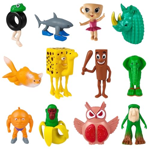 Moollyfox Italian Brainrot Figuren Set – Schreibtisch-Deko Figures mit Tung Tung Tung Sahur, Tralalero Tralala, Bombardino Crocodilo – Lustige 3D-Sammelfiguren für Regal, Büro& Geschenkidee Moollyfox Italian Brainrot Figuren Set – Schreibtisch-Deko Figures mit Tung Tung Tung Sahur, Tralalero Tralala, Bombardino Crocodilo – Lustige 3D-Sammelfiguren für Regal, Büro& Geschenkidee von Moollyfox