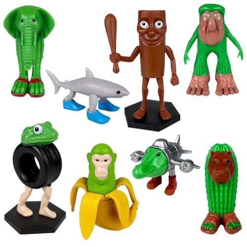 Moollyfox Italian Brainrot Figuren Set – Schreibtisch-Deko Figures mit Tung Tung Tung Sahur, Tralalero Tralala, Bombardino Crocodilo – Lustige 3D-Sammelfiguren für Regal, Büro& Geschenkidee Moollyfox Italian Brainrot Figuren Set – Schreibtisch-Deko Figures mit Tung Tung Tung Sahur, Tralalero Tralala, Bombardino Crocodilo – Lustige 3D-Sammelfiguren für Regal, Büro& Geschenkidee von Moollyfox