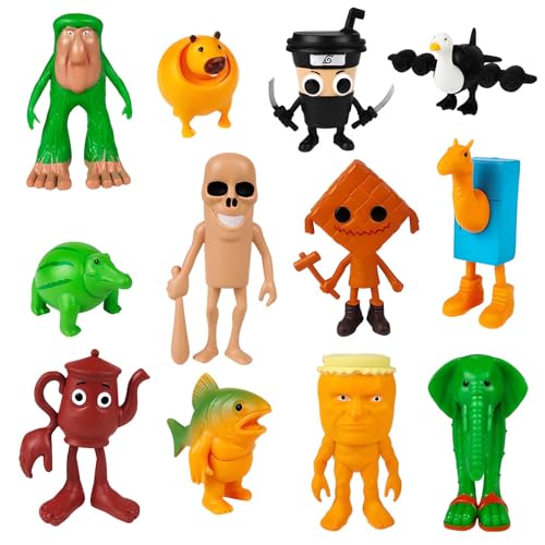 Moollyfox Italian Brainrot Figuren Set – Schreibtisch-Deko Figures mit Tung Tung Tung Sahur, Tralalero Tralala, Bombardino Crocodilo – Lustige 3D-Sammelfiguren für Regal, Büro& Geschenkidee Moollyfox Italian Brainrot Figuren Set – Schreibtisch-Deko Figures mit Tung Tung Tung Sahur, Tralalero Tralala, Bombardino Crocodilo – Lustige 3D-Sammelfiguren für Regal, Büro& Geschenkidee von Moollyfox